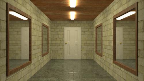 Hallway Scene - Cycles