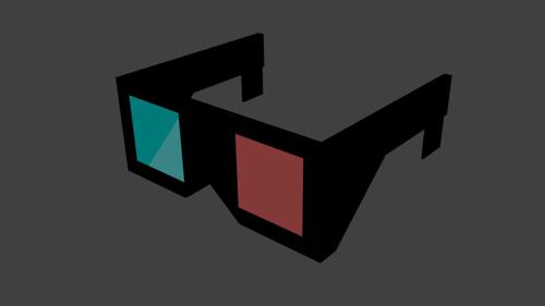 red-cyan 3d glasses
