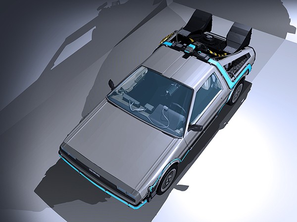 Back to the future DLC DeLorean