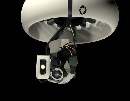 GladOS from Portal 2 Rigged Textured Updated