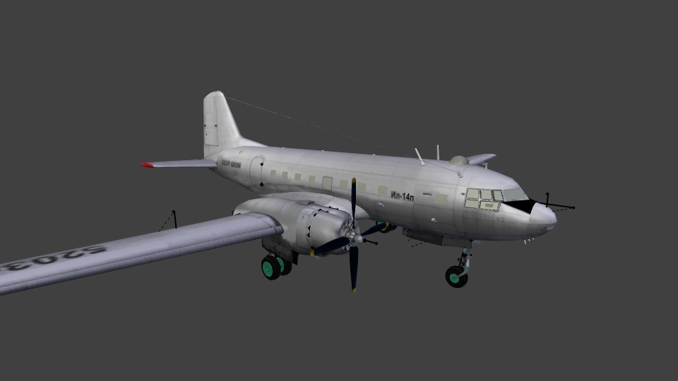 Ilyushin IL14p aircraft