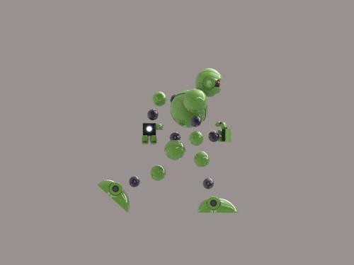 Vectorman with walk cycle