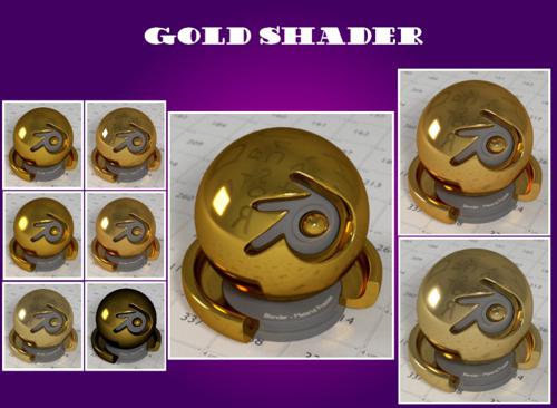 Gold Material for Cycles