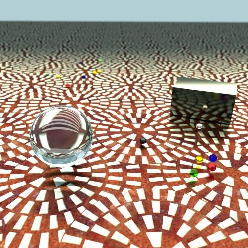 Seamless Mosaic Tile Texture In Cycles