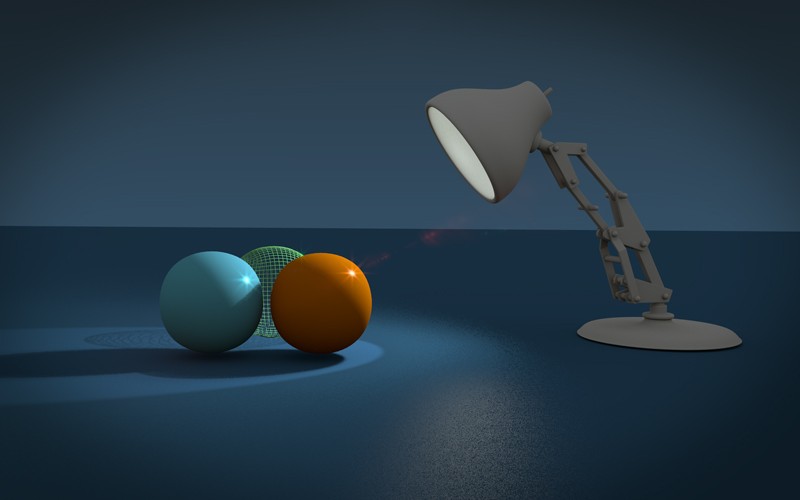 Rigged and Animated Lamp