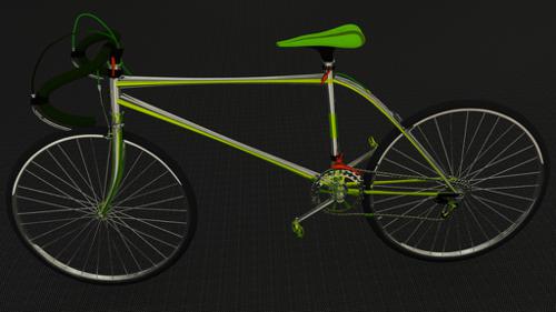 10 Speed Bike  high poly