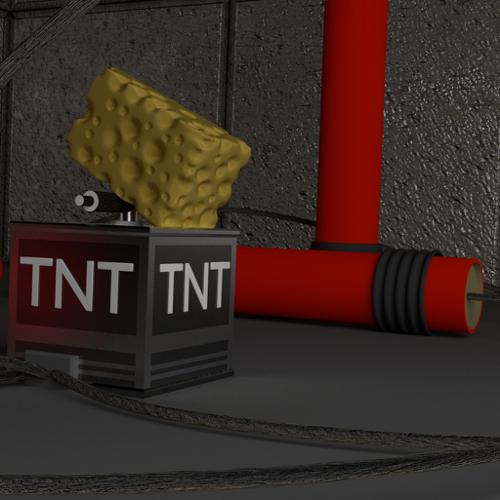 TNT mousetrap