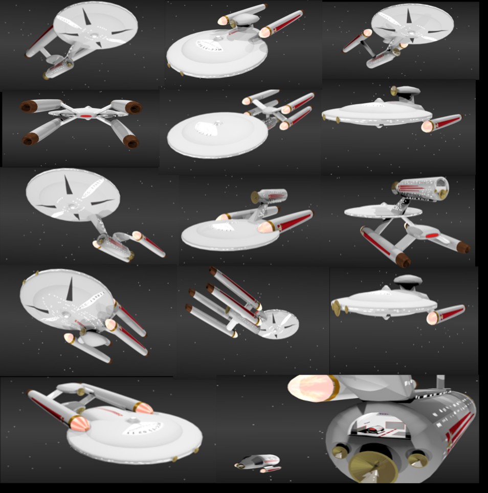 ST TOS s style ships designs