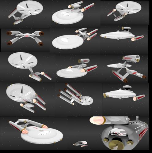 ST TOS s style ships designs