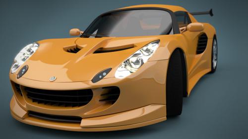 Lotus Elise + Studio HDRI