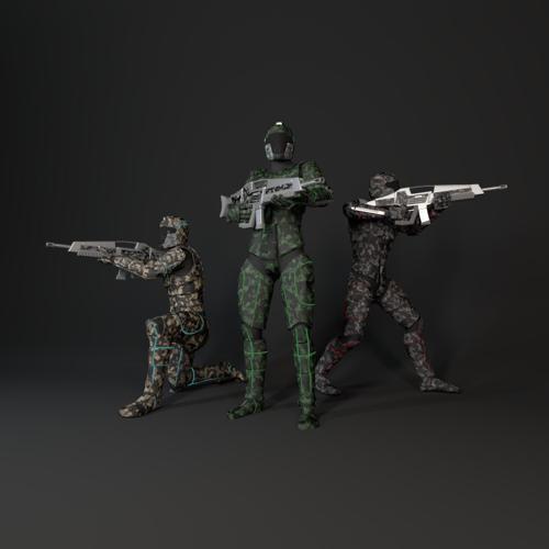 Human Male Soldier