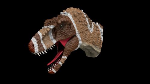 Tyrannosaurus Head Bust
