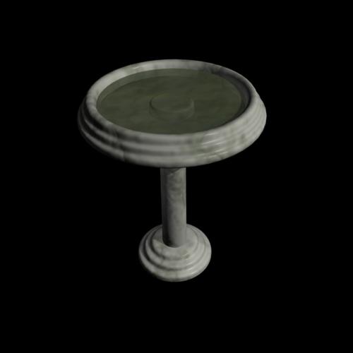 Marble Bird Bath