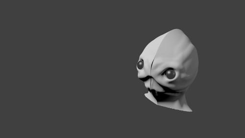 Alien Head Sculpt