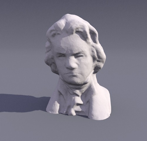 Beethoven bust - 3D scan