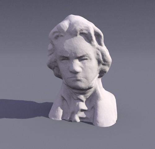 Beethoven bust - 3D scan
