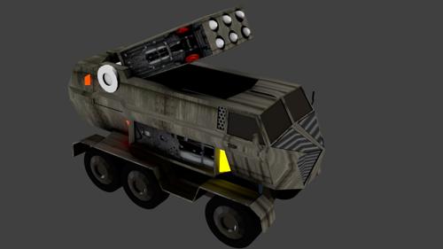 A Panser With Rocket launcher
