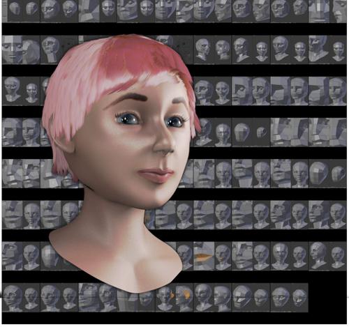 2.53:  B-Mesh  Girl Model (R1)