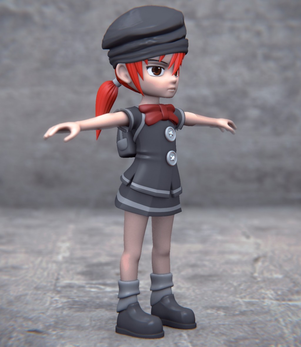 Tuff Girl - Anime/Manga Style character