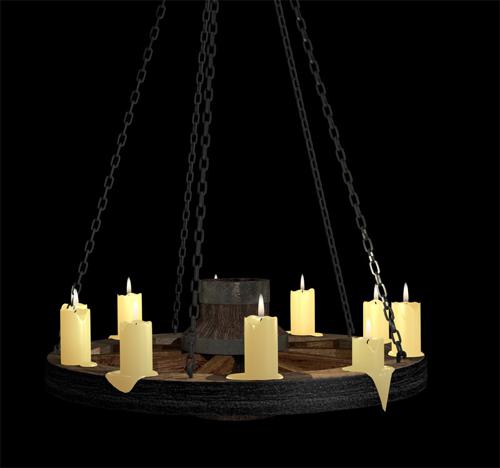 old chandelier  alter Kronleuchter