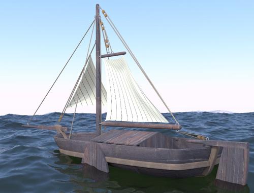 Sailing boat Snaikka