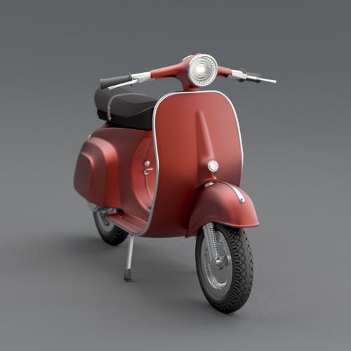 Vespa - High poly model