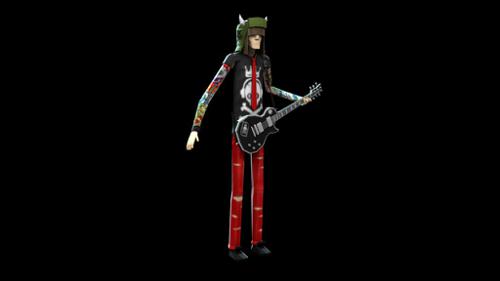 Lowpoly Rocks main Character