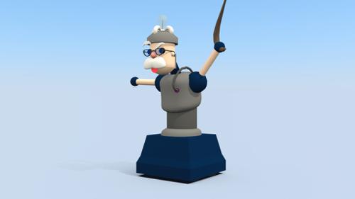 cyborg Old man