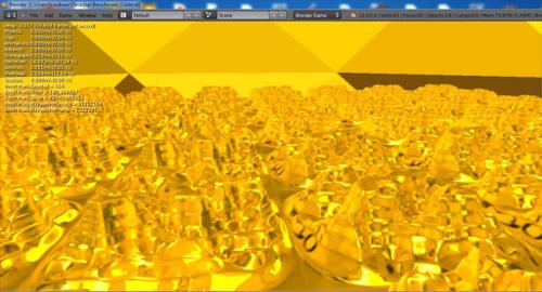 Blender Game Engine Benchmark 10