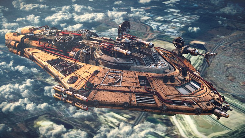 Hyperspace Shuttle (Textured)