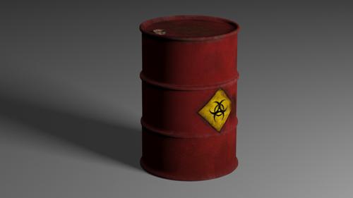 Rusty Oil Barrel