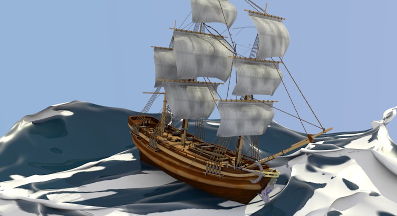 HMS BOUNTY VESSEL 1789