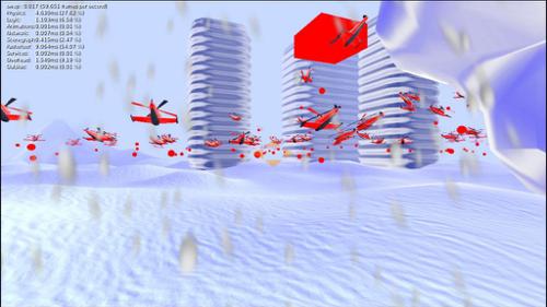 BGE Crowd Simulation