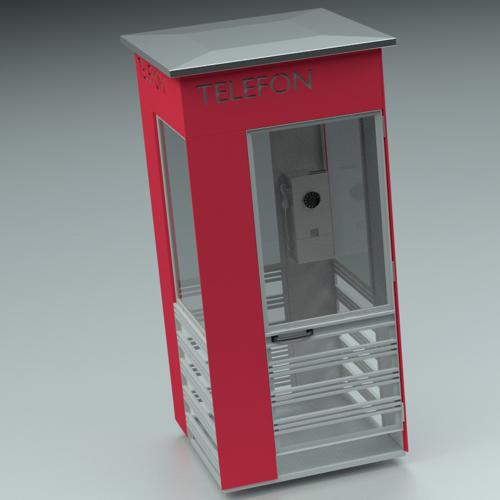 Norwegian phone booth