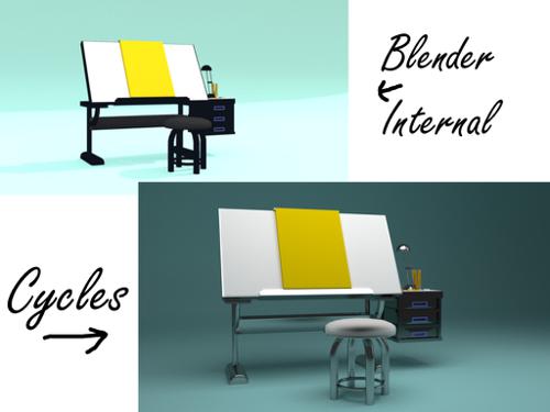 Cycles-Ready Drafting Table