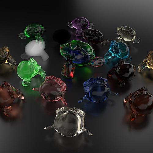 Faked Cycles Volumes and Absorbing Liquids/Glass