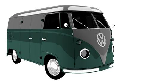 VW-T1 rigged