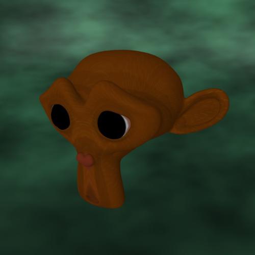 Monkey texture uvmap