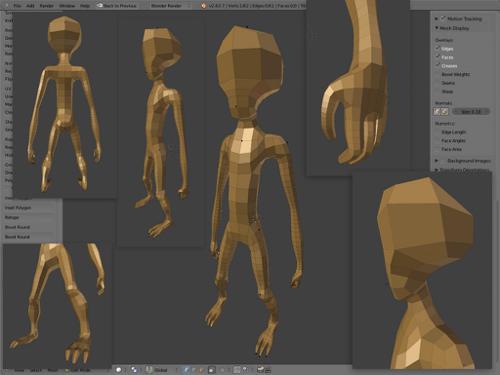 Skin modifier character setup