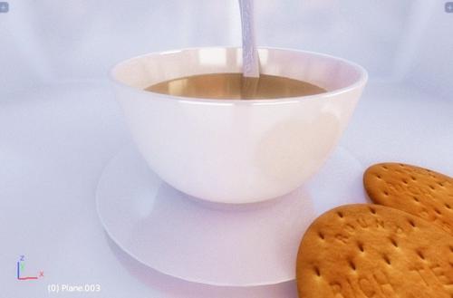 Tea with biscuits