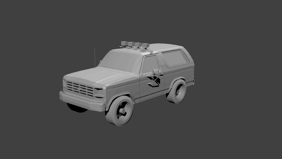 1985 Ford Bronco  Untextured