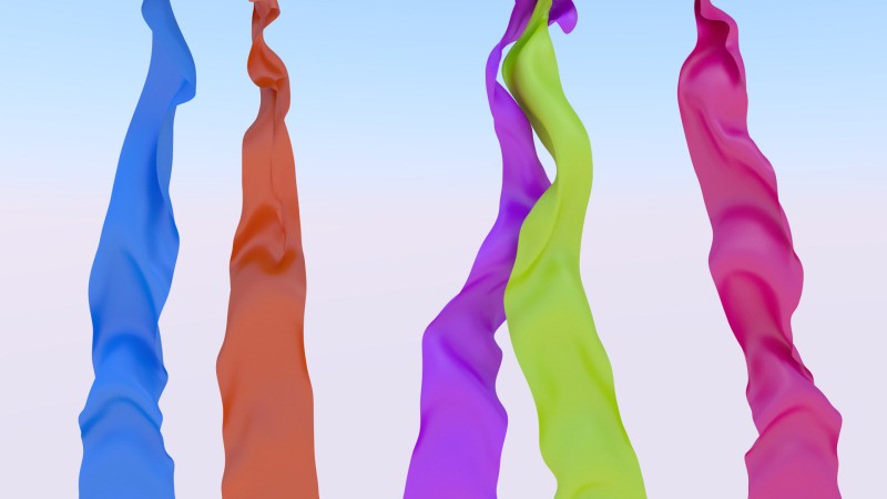 Colorful Cloth Sim