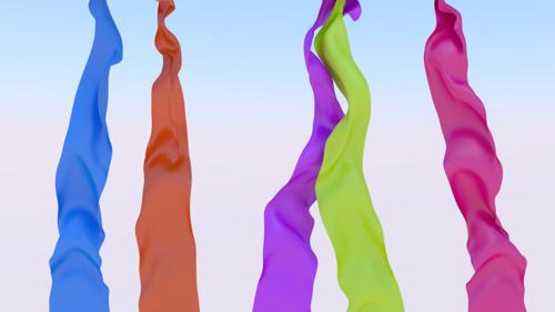 Colorful Cloth Sim