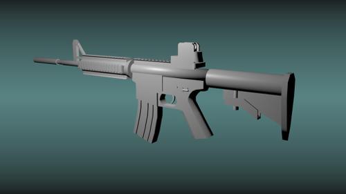 Simple Lowpoly M4
