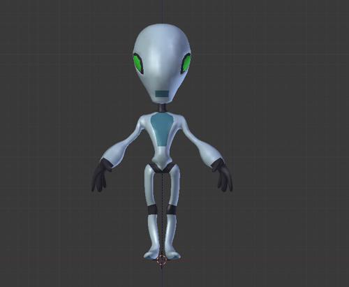 Alien rigged meta