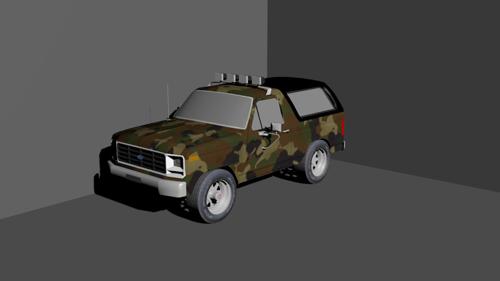 1985 Camouflage Ford Bronco