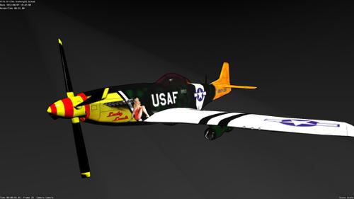 P51  Lady Luck   medium detail