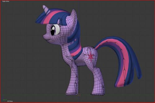 Twilight Sparkle Rigged
