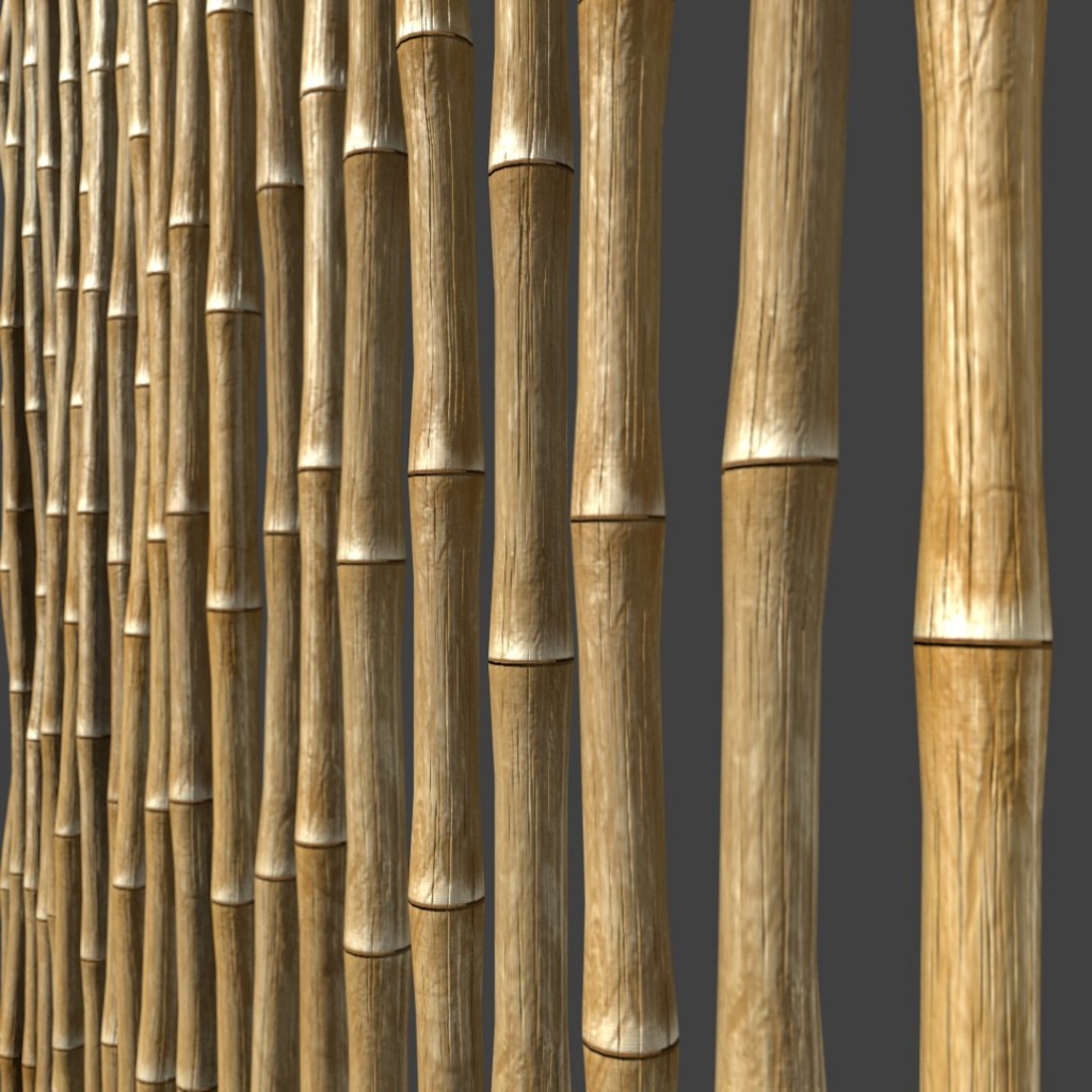 Bamboo Fence + textures
