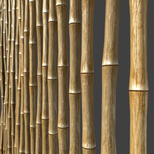 Bamboo Fence + textures